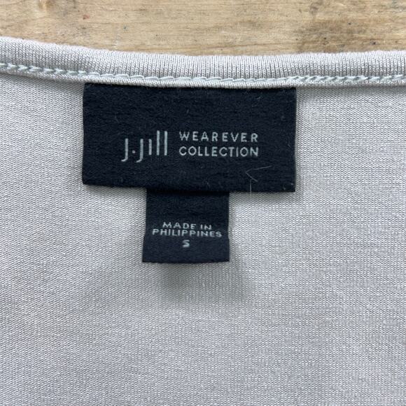 J Jill Wearever Womens Size Small Tank Top Jersey Stretch Beige *TINY FLAW - Picture 13 of 16